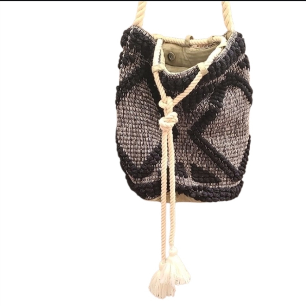 Elegant Black and Gray Women's Backpack